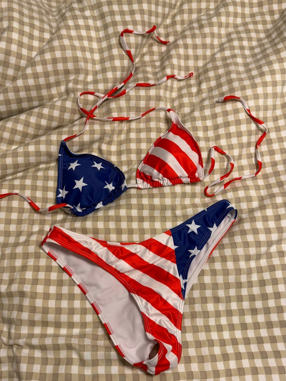 American Flag Bikini Set - Red, White & Blue